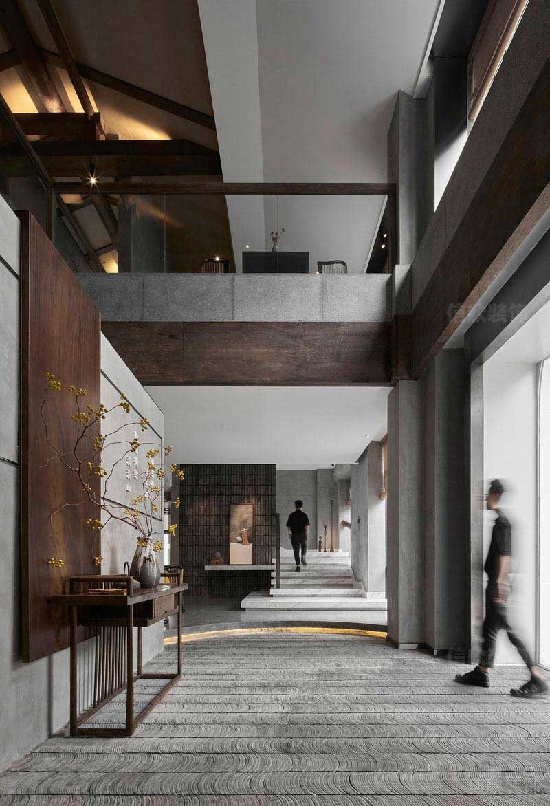 餐廳玄關(guān)中式景觀設(shè)計方案