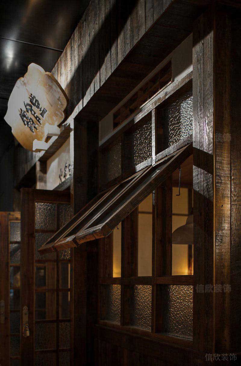 餐廳新中式門(mén)面效果圖