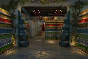 地中海復(fù)古風(fēng)商業(yè)空間走道