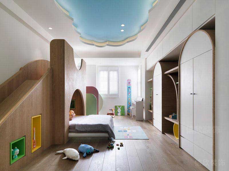 二手房改造北歐兒童房效果圖