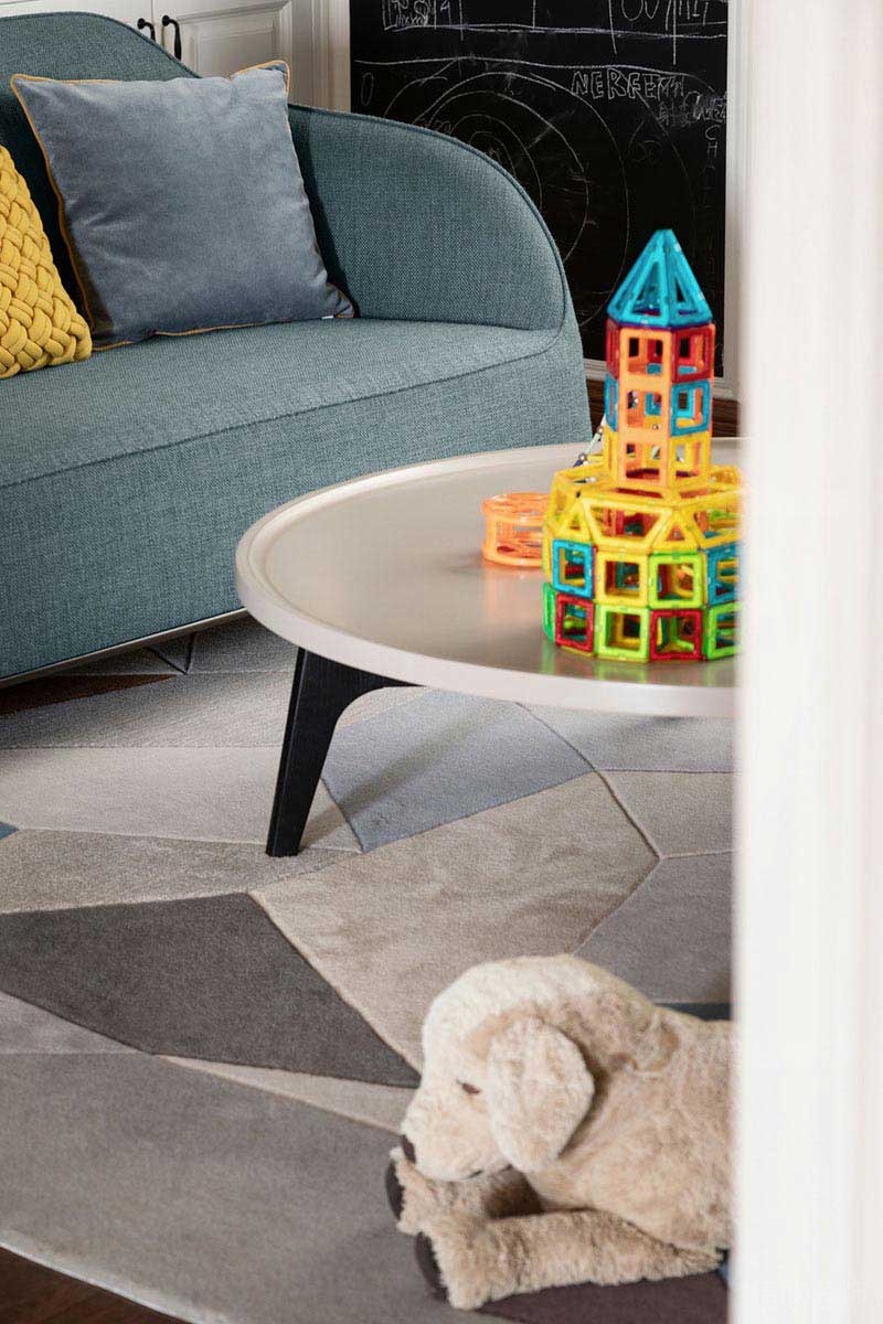 二手房改造北歐風布藝沙發(fā)效果圖