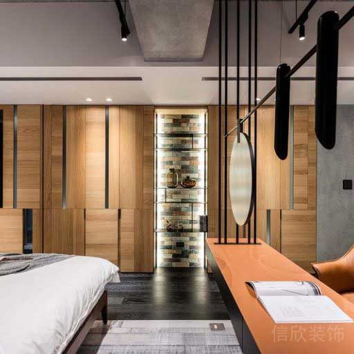 二手房改造北歐風(fēng)臥室效果圖(2)