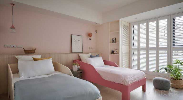 二手房改造北歐風(fēng)臥室效果圖