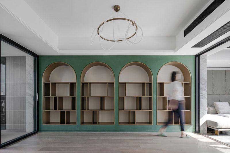 二手房改造別墅現(xiàn)代簡約風(fēng)裝飾柜效果圖