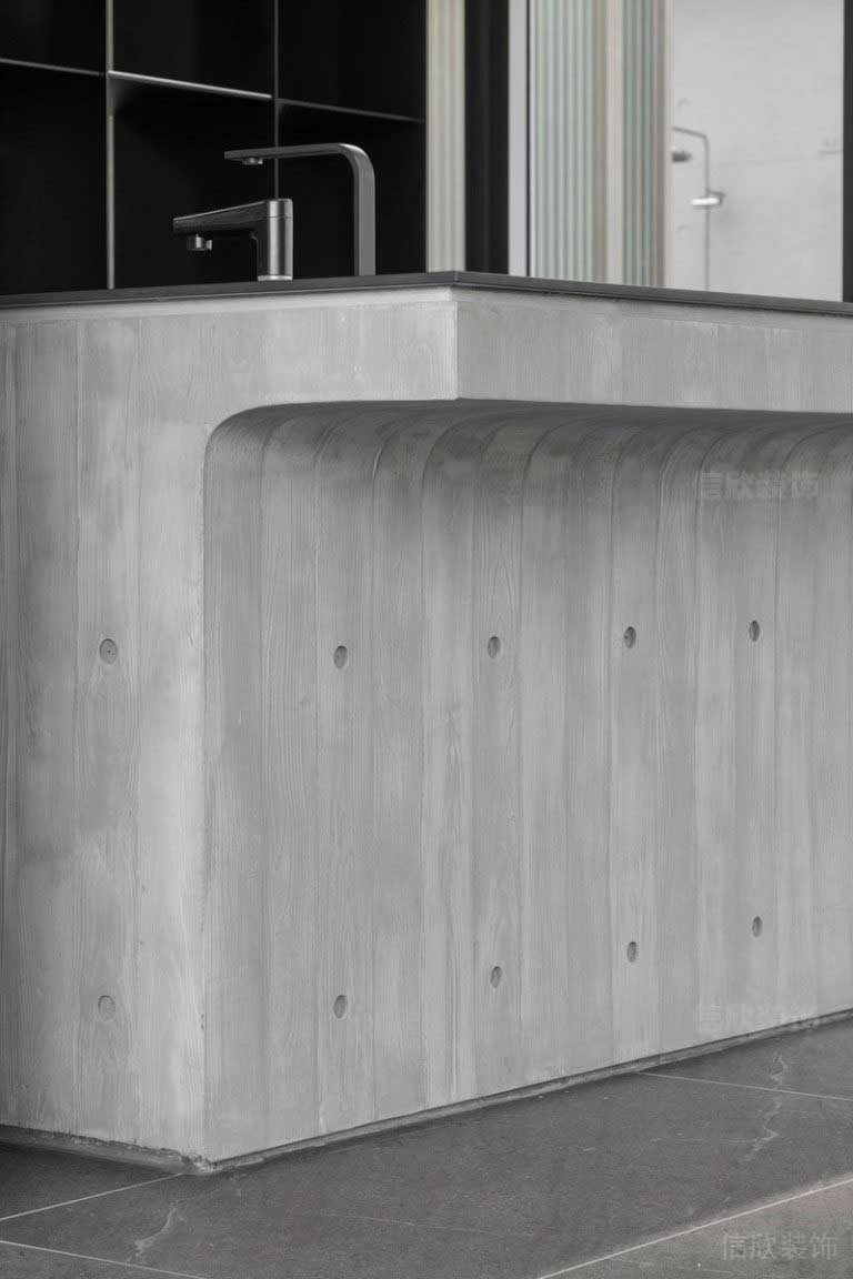 二手房改造工業(yè)風(fēng)洗手臺(tái)效果圖(1)