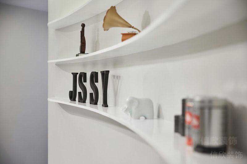 二手房改造現(xiàn)代簡(jiǎn)約風(fēng)隔板墻飾效果圖