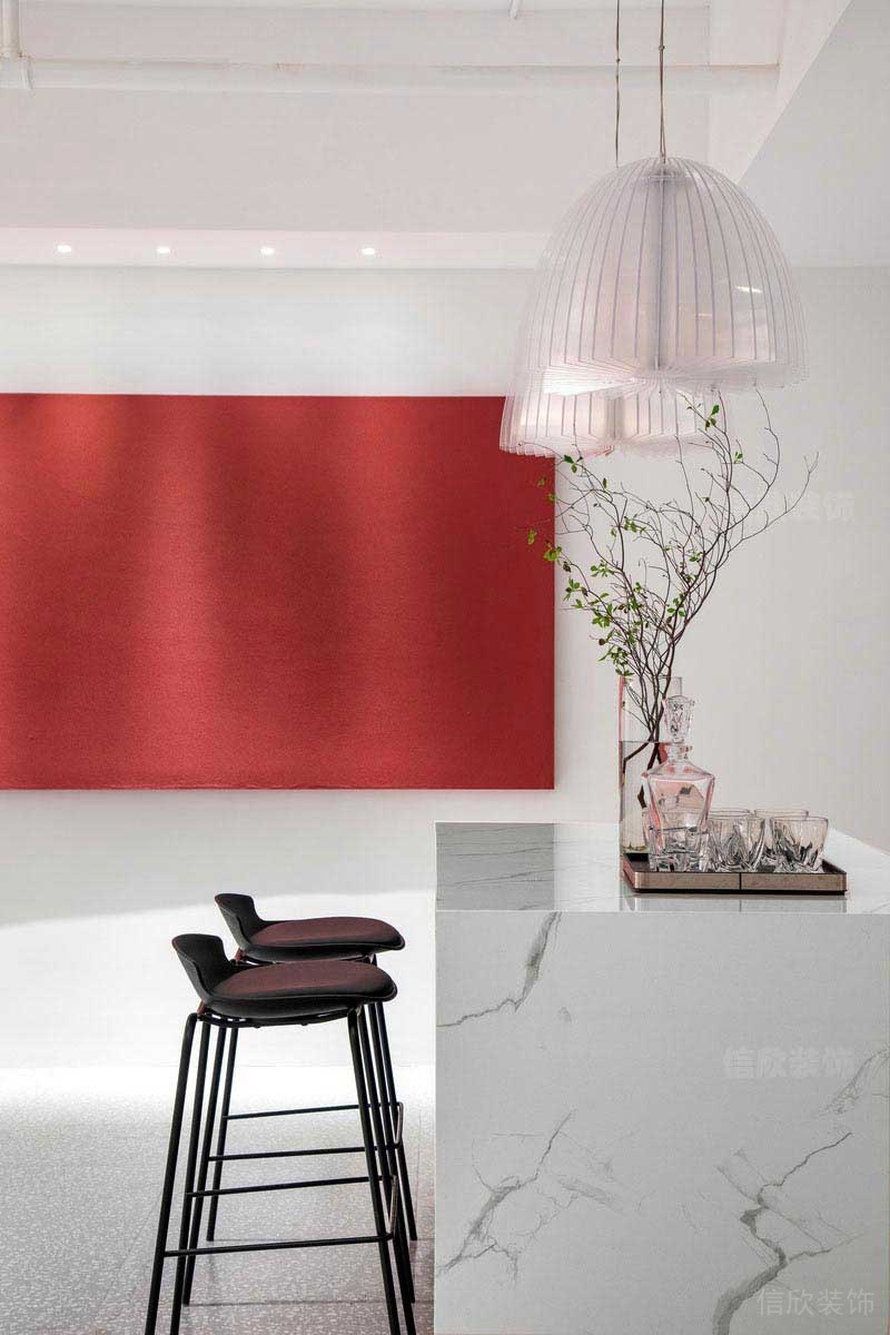 二手房改造現(xiàn)代簡約風(fēng)吧臺效果圖