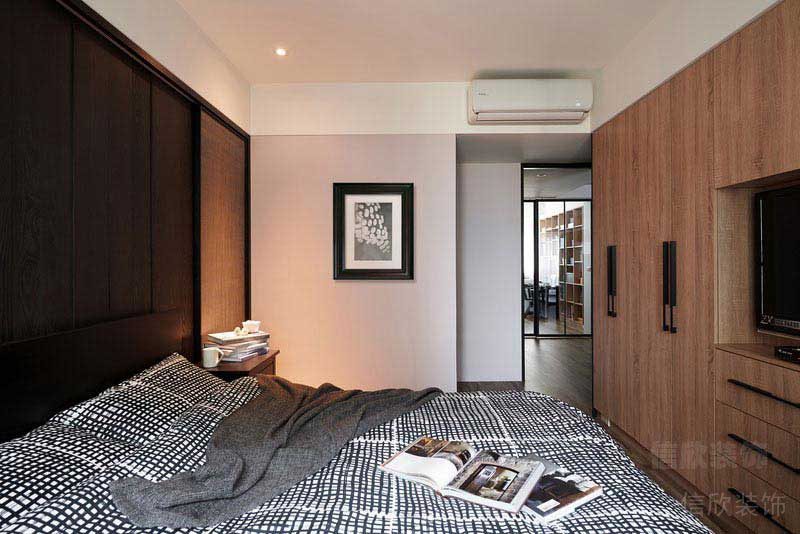 二手房改造現(xiàn)代簡(jiǎn)約風(fēng)臥室效果圖(4)