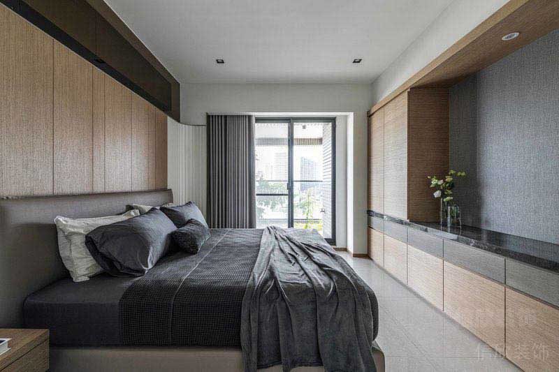二手房改造現(xiàn)代簡約風主臥效果圖