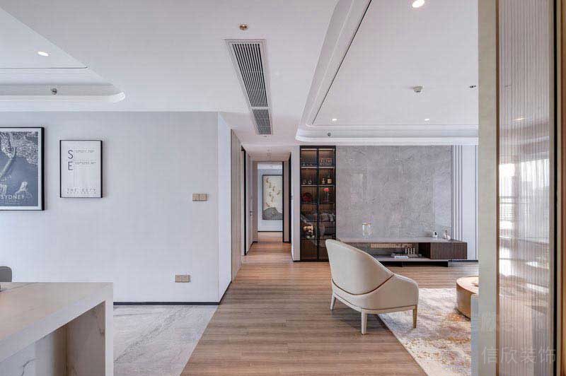 二手房改造現(xiàn)代簡(jiǎn)約風(fēng)客廳效果圖(4)