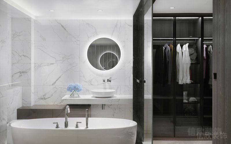 二手房改造現(xiàn)代簡約風(fēng)浴室效果圖 (3)