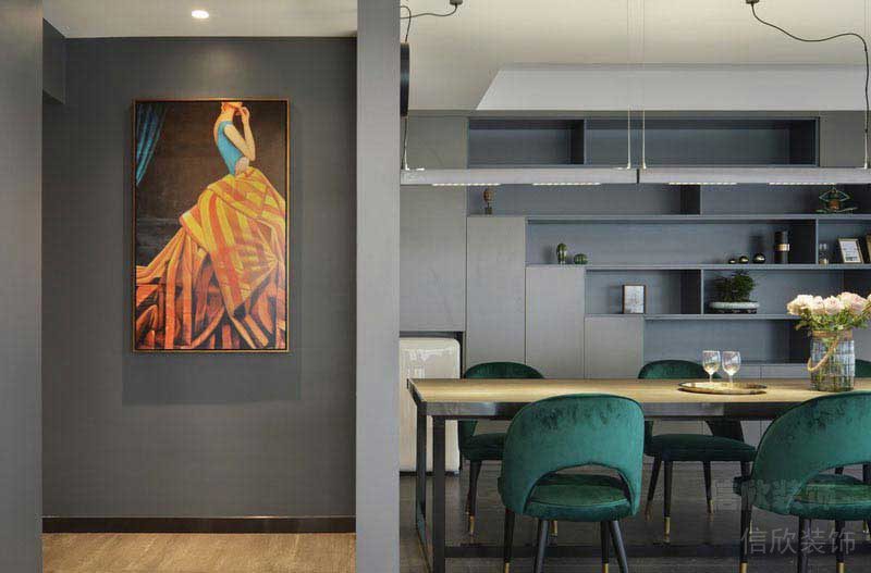 二手房改造現(xiàn)代簡約風(fēng)餐廳效果圖 (3)