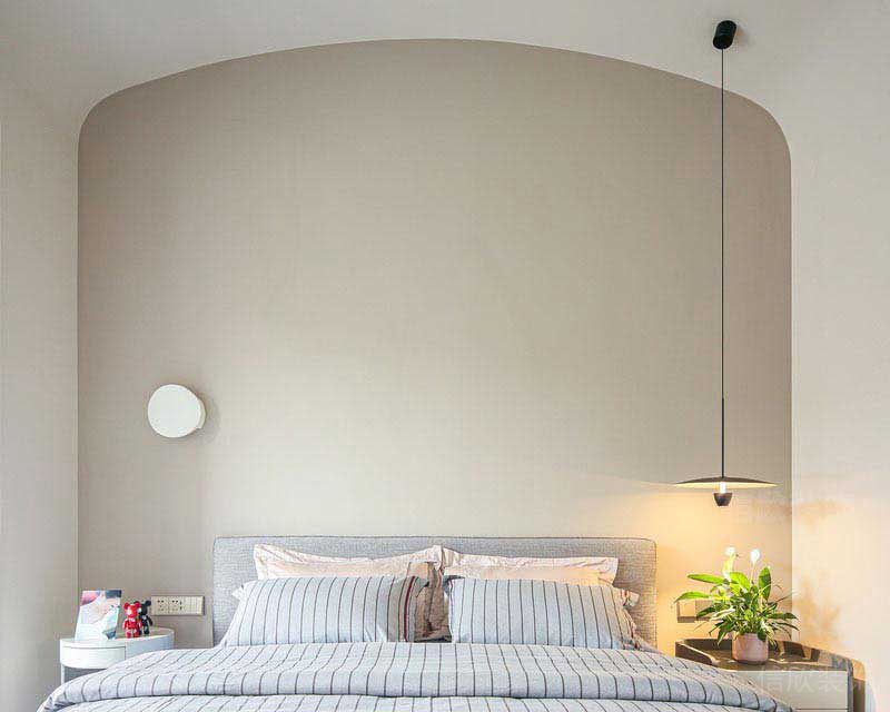 二手房改造現(xiàn)代輕奢風(fēng)客臥效果圖