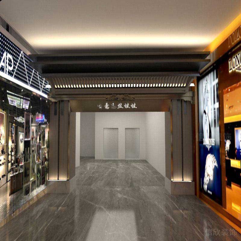 過道設(shè)計(jì)門頭的裝修效果
