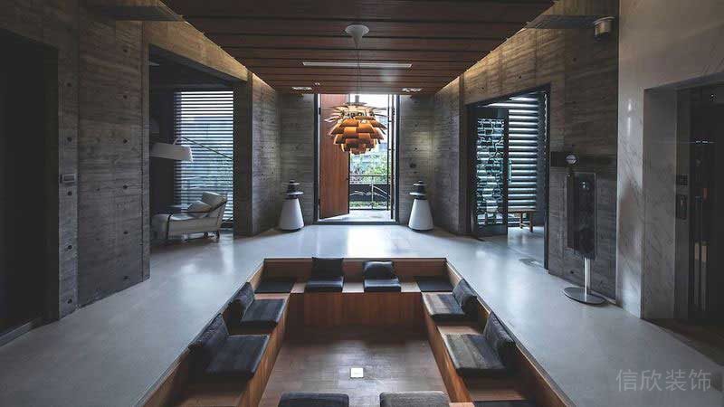 工業(yè)風(fēng)格辦公室大堂公共會(huì)客接待區(qū)