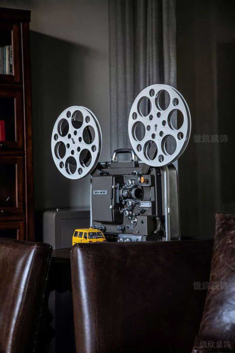 工業(yè)風格家居空間書房陳設品