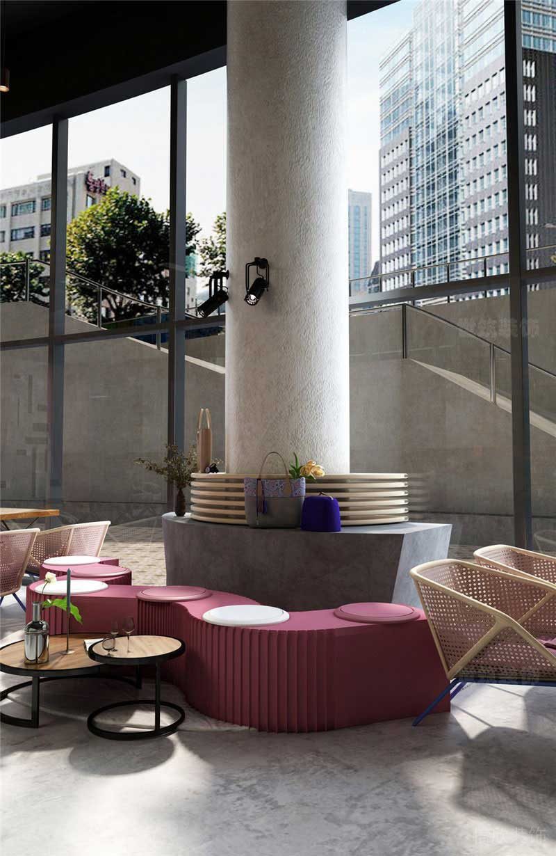 工業(yè)現(xiàn)代風(fēng)辦公室休閑交流區(qū)