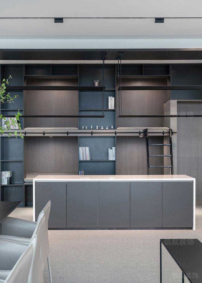 青年旅社多人床位高低床裝修商務(wù)風(fēng)灰色空間的搭配設(shè)計方案