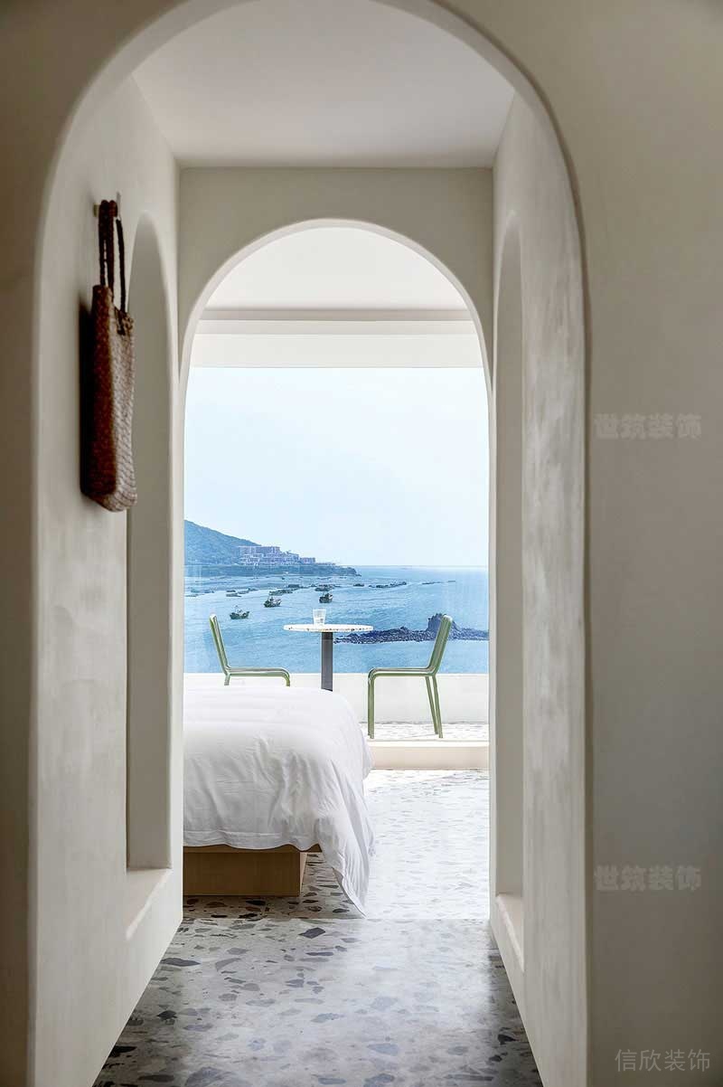 后現(xiàn)代極簡(jiǎn)風(fēng)格露臺(tái)圓拱門(mén)洞