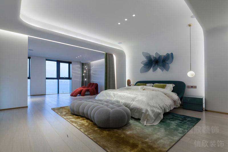 后現(xiàn)代極簡(jiǎn)風(fēng)格臥室睡床