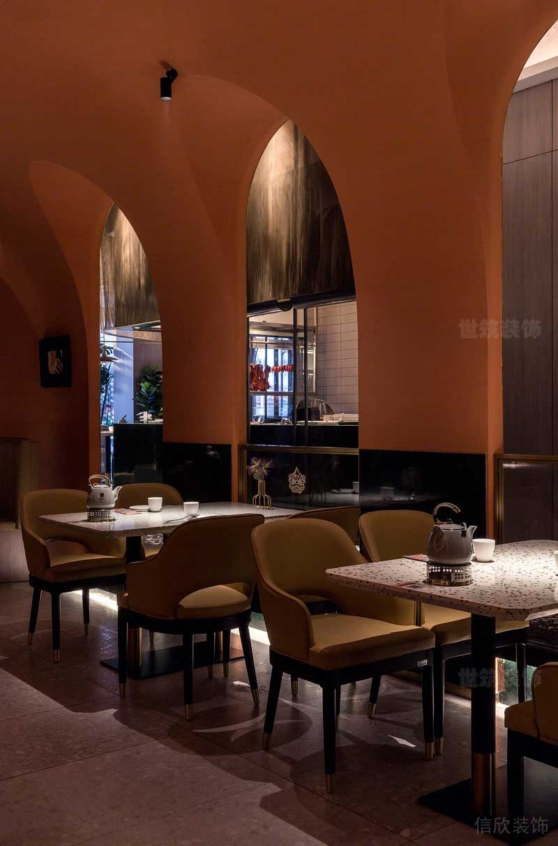 后現(xiàn)代簡(jiǎn)約風(fēng)餐飲空間用餐區(qū)