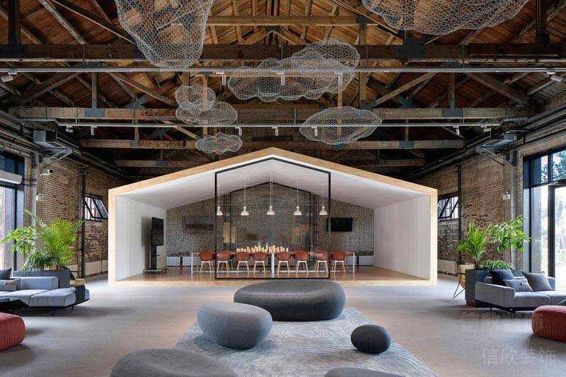 舊廠房改造藝術(shù)空間效果圖