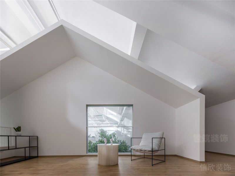 極簡(jiǎn)風(fēng)格別墅閣樓休閑區(qū)休閑椅