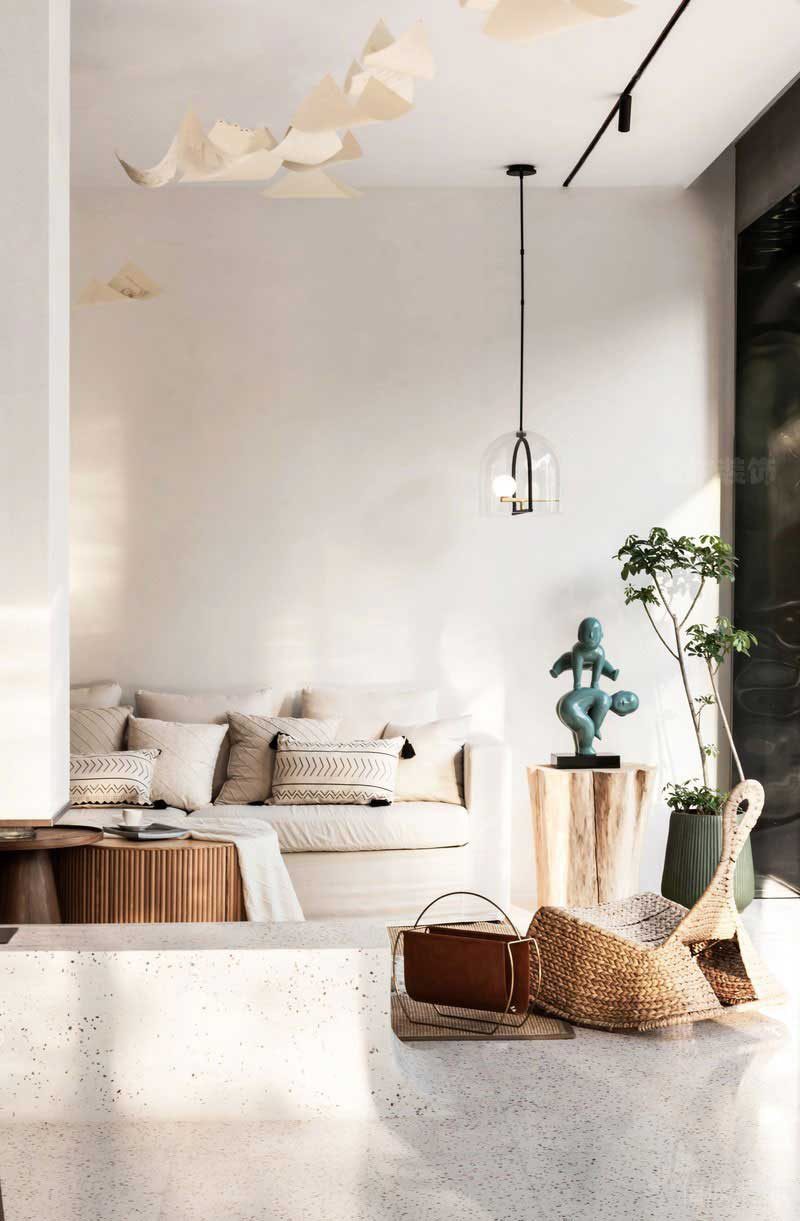 極簡(jiǎn)風(fēng)格公寓空間休閑客廳