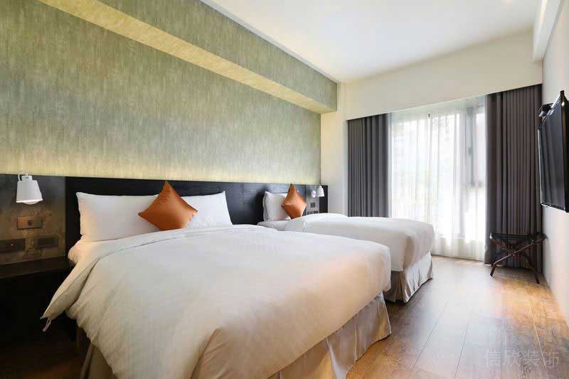 極簡風(fēng)格酒店空間雙人套房