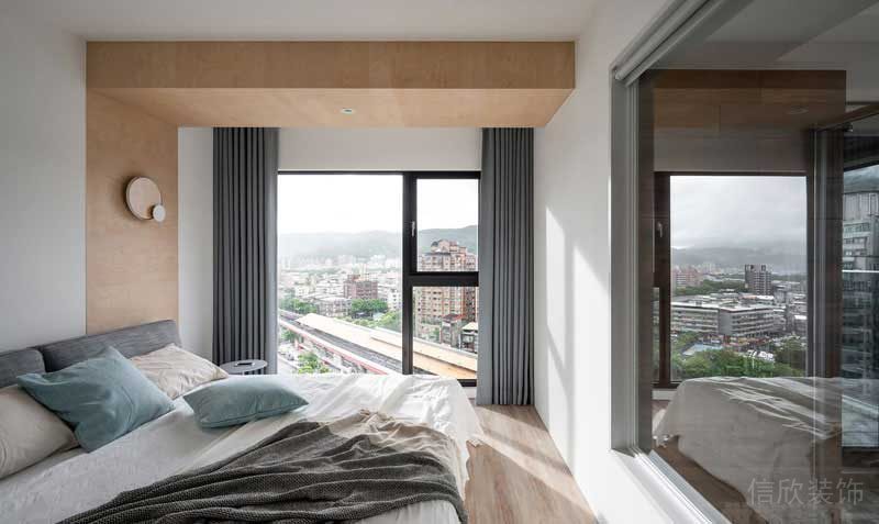 極簡風(fēng)格家居臥室實景圖