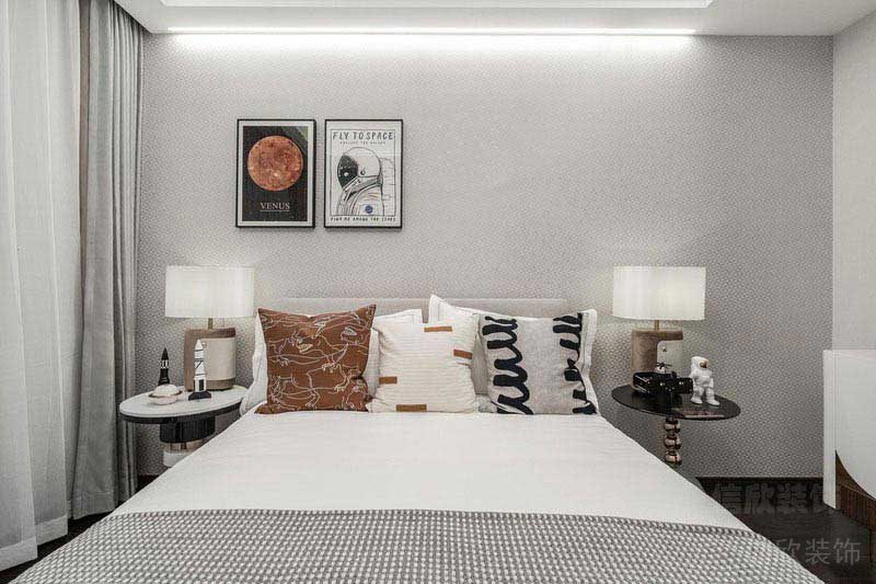 極簡(jiǎn)風(fēng)格家庭次臥睡床