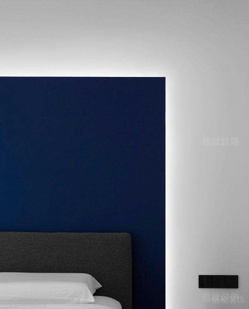 極簡風(fēng)格臥室背景墻