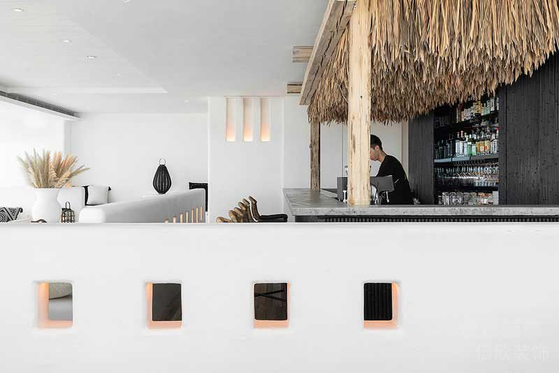 極簡田園風(fēng)格茶飲空間公共區(qū)