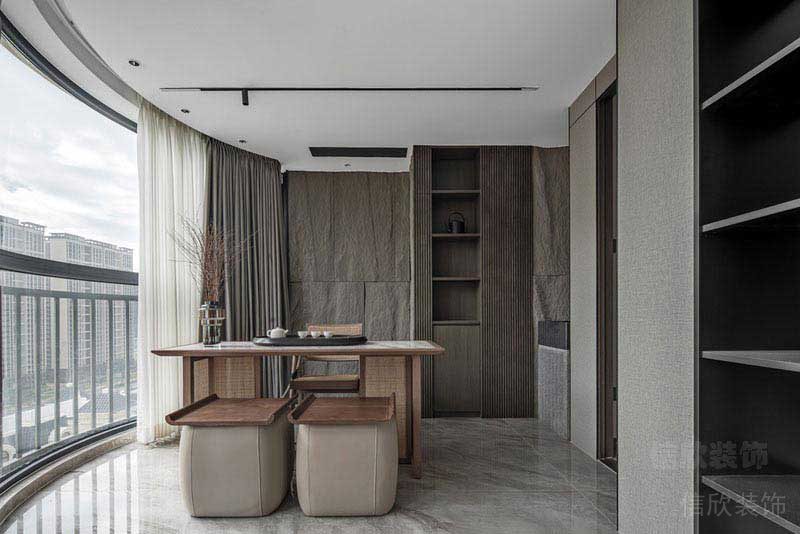 極簡(jiǎn)新中式家居品茶區(qū)