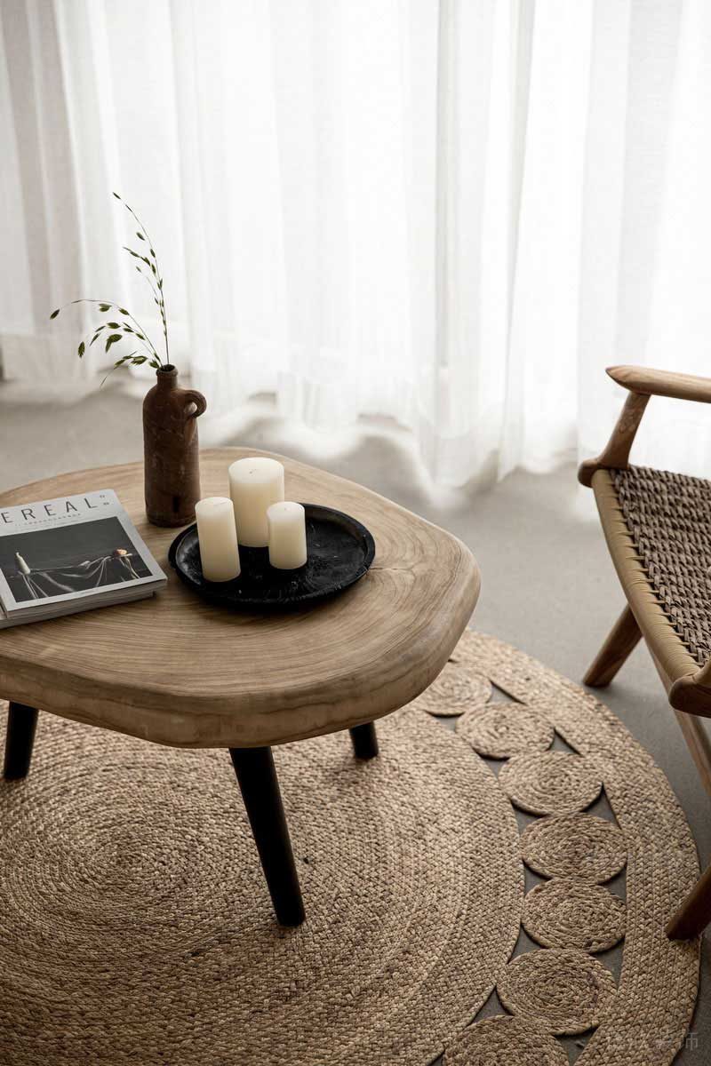 極簡原木風(fēng)公寓休閑區(qū)