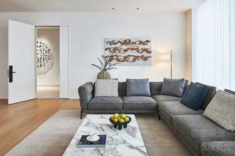 極簡(jiǎn)中式風(fēng)家居客廳