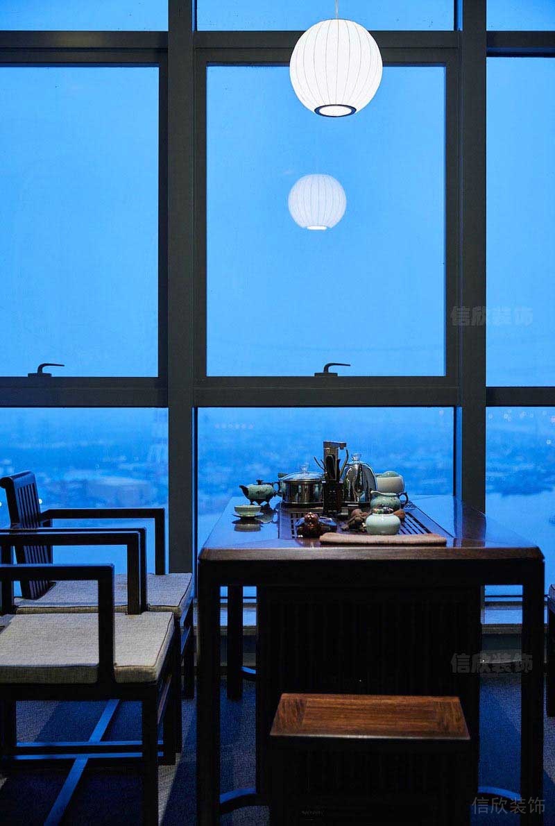 靠窗的茶室設(shè)計(jì)效果