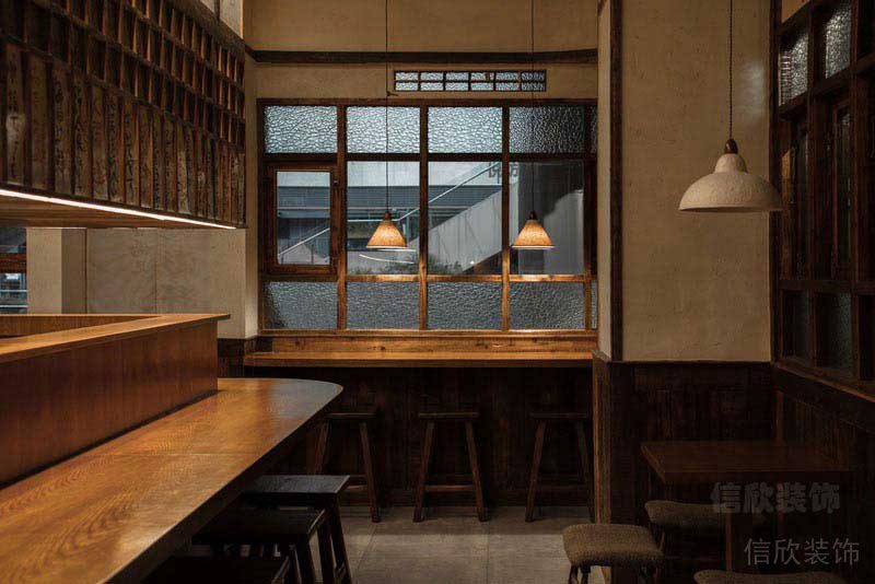咖啡廳現(xiàn)代工業(yè)風(fēng)吧臺(tái)效果圖