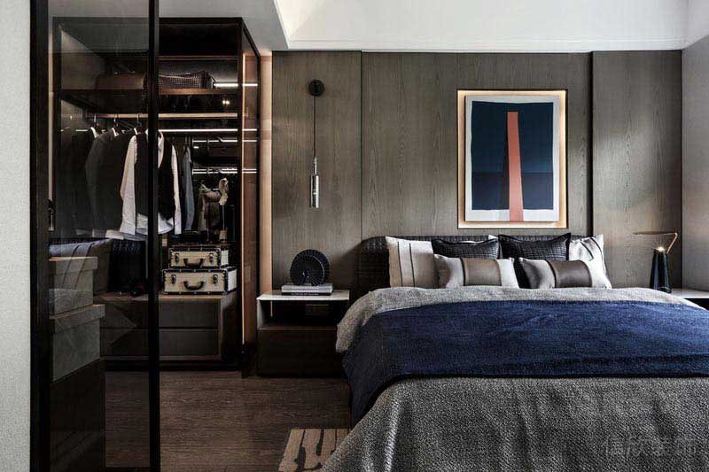 美式工業(yè)風(fēng)家居臥室