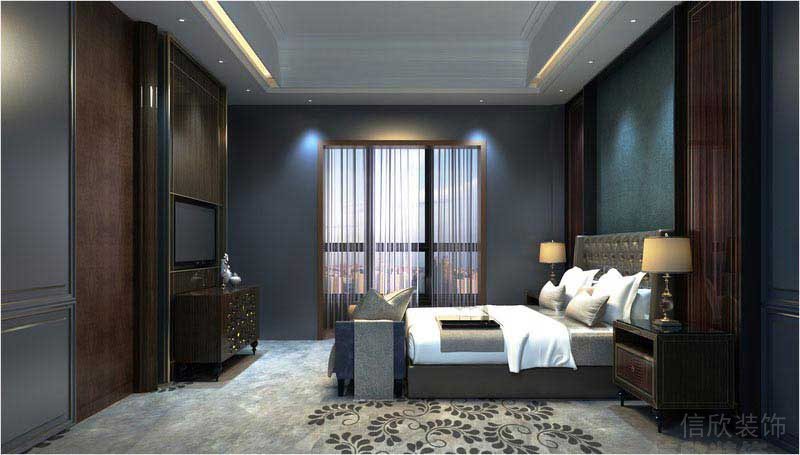 美式極簡風(fēng)格家居臥室