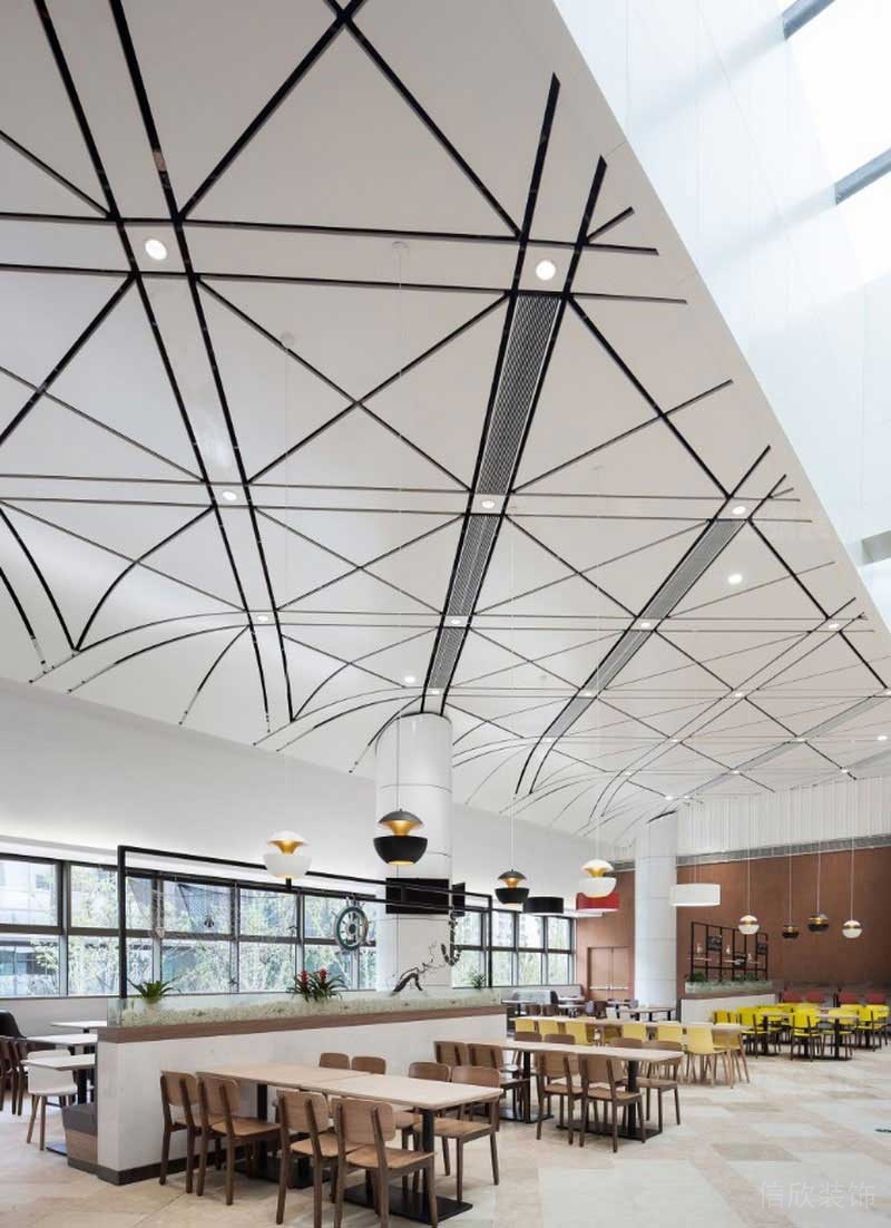 美式現(xiàn)代風(fēng)辦公室職工餐廳