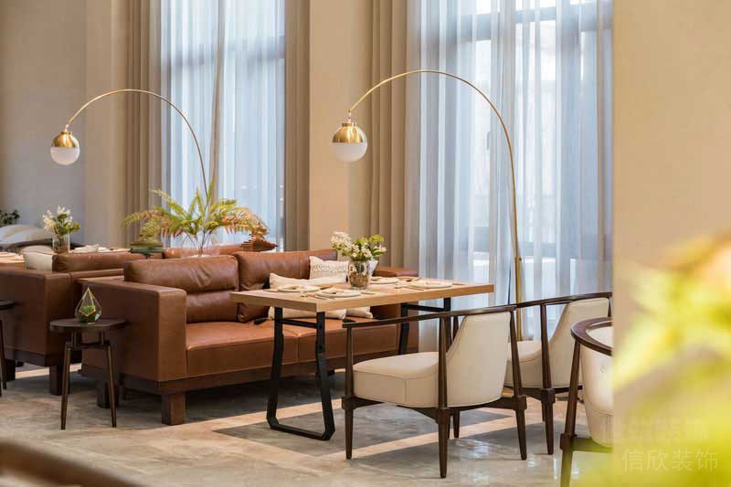 美式現(xiàn)代風(fēng)格辦公室大堂會客招待區(qū)