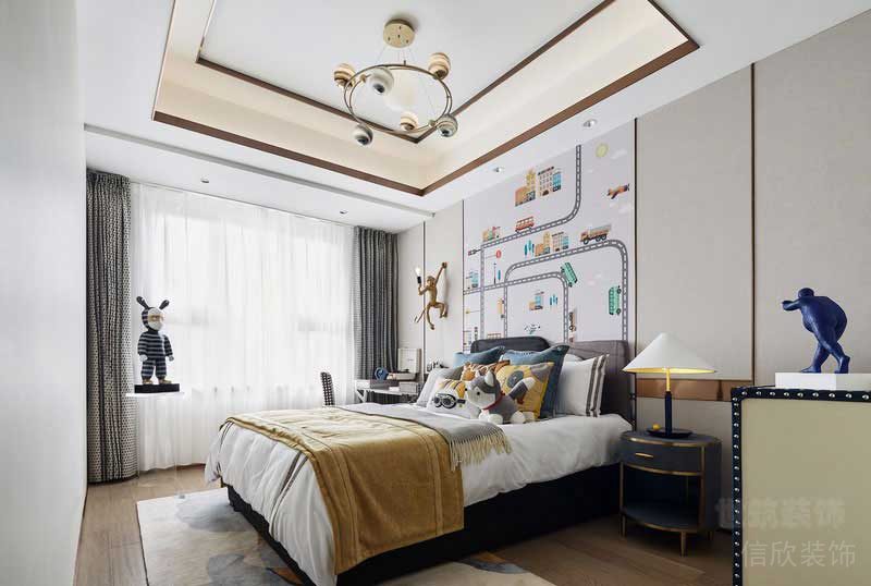 美式現(xiàn)代樣板間兒童房