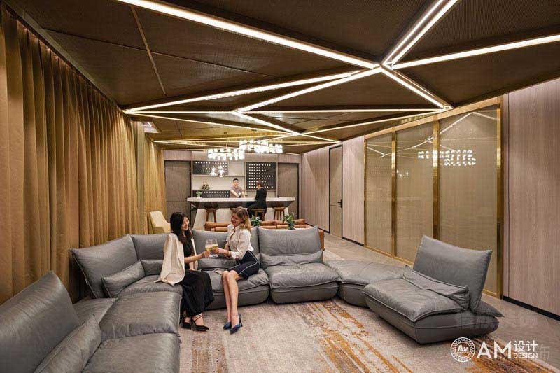 輕奢風(fēng)辦公室休閑交流區(qū)