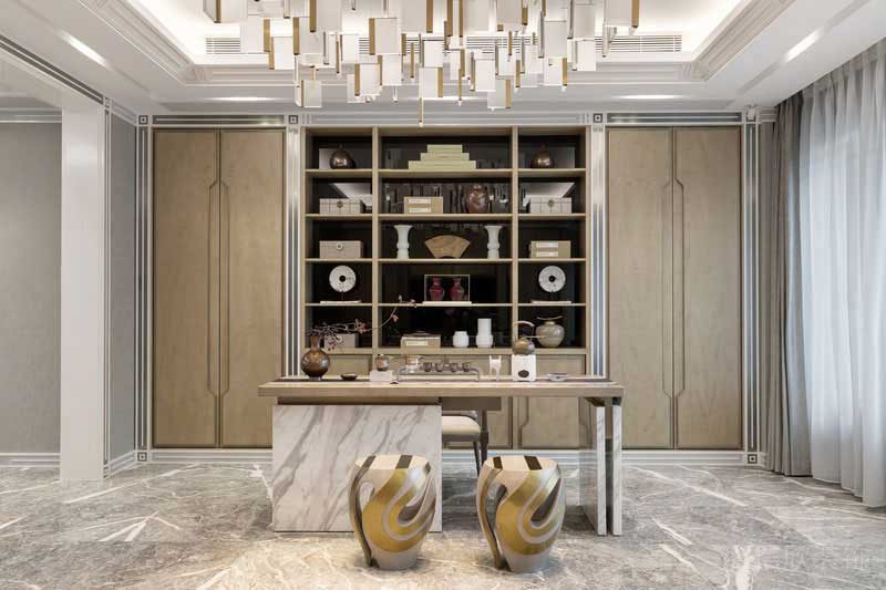 輕奢風格辦公室總經(jīng)理辦公室