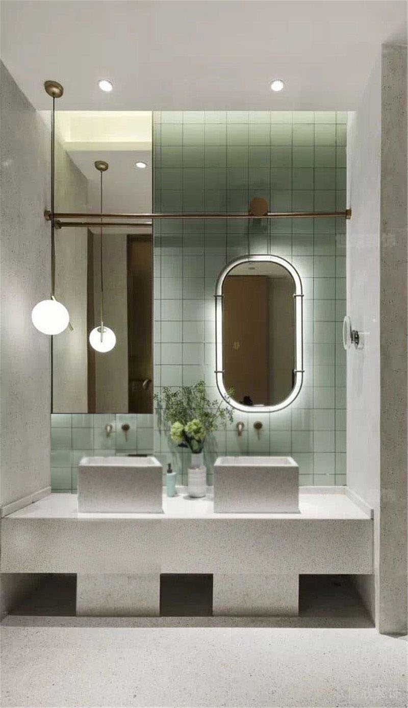 輕奢風(fēng)格茶飲空間衛(wèi)生間