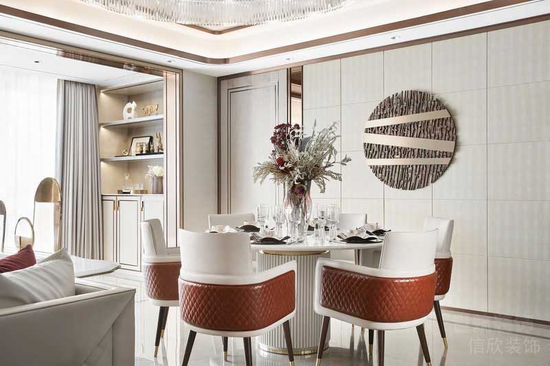 輕奢風(fēng)格豪華樣板簡(jiǎn)餐廳