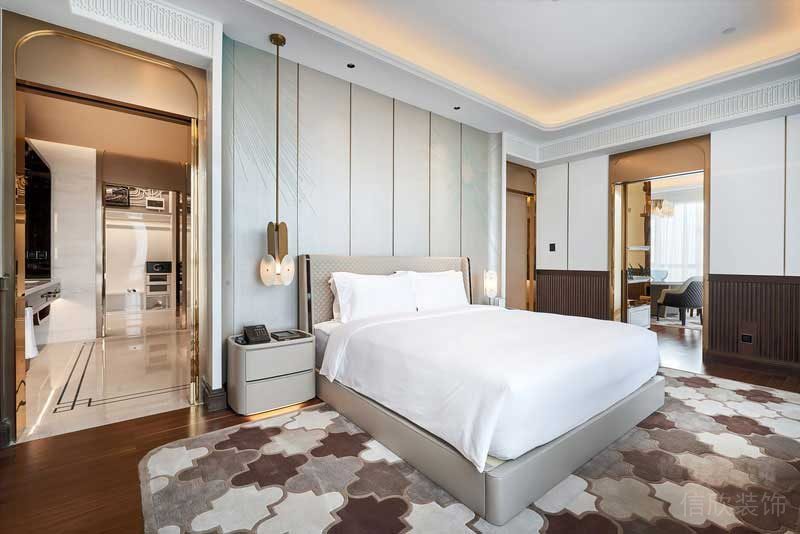 輕奢風(fēng)格樣板間主人套房