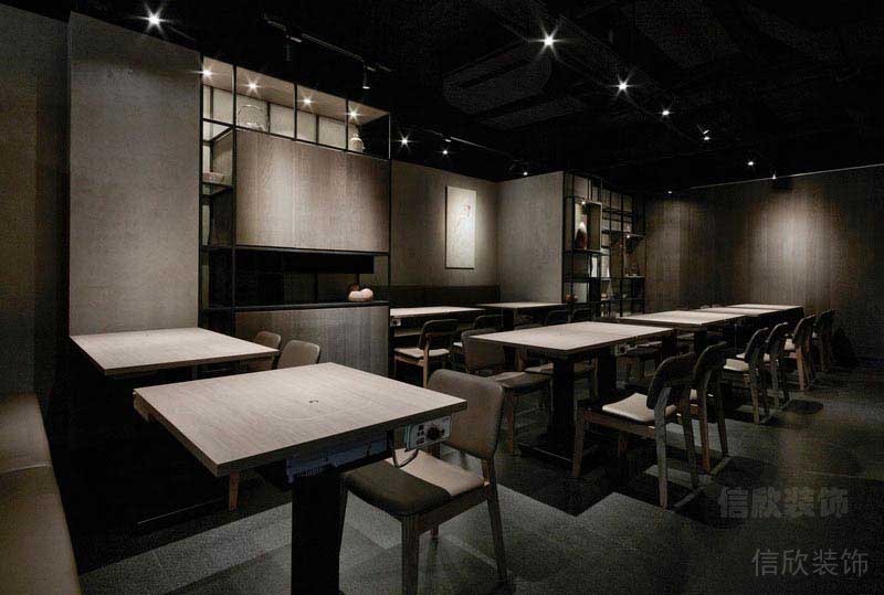 日式風格餐飲空間公共用餐區(qū)