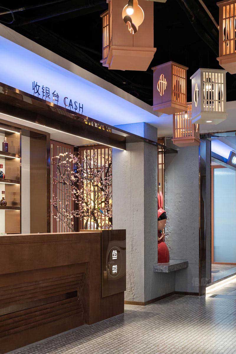 店鋪裝修設(shè)計(jì)圖日式風(fēng)格收銀臺設(shè)計(jì)方案